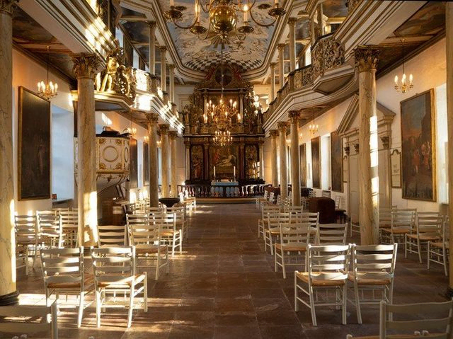Gråsten Slotskirke indvendig